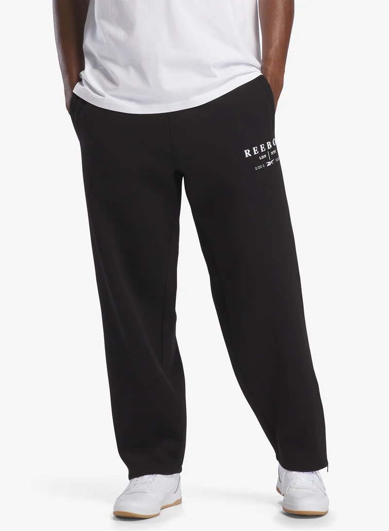 Reebok International Relaxed Open Hem Sweatpants