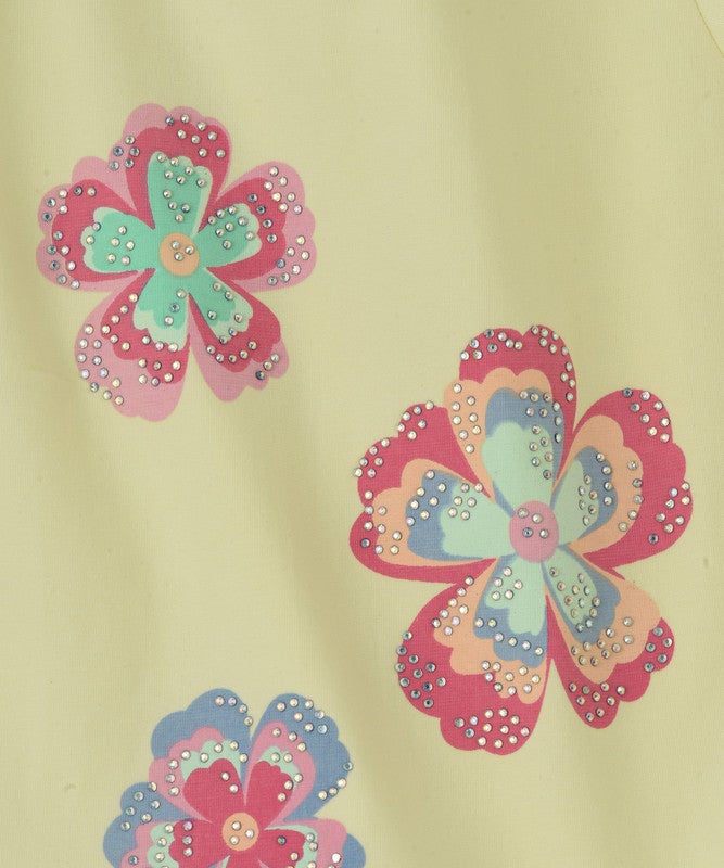 Jelliene YELLOW T-SHIRT WITH FLOWER PRINT - Image 3