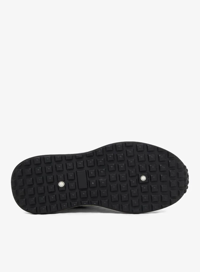 Styli  Color Block Lace-Up Chunky Sneakers with Back Pull Tab for Women | Best Price UAE