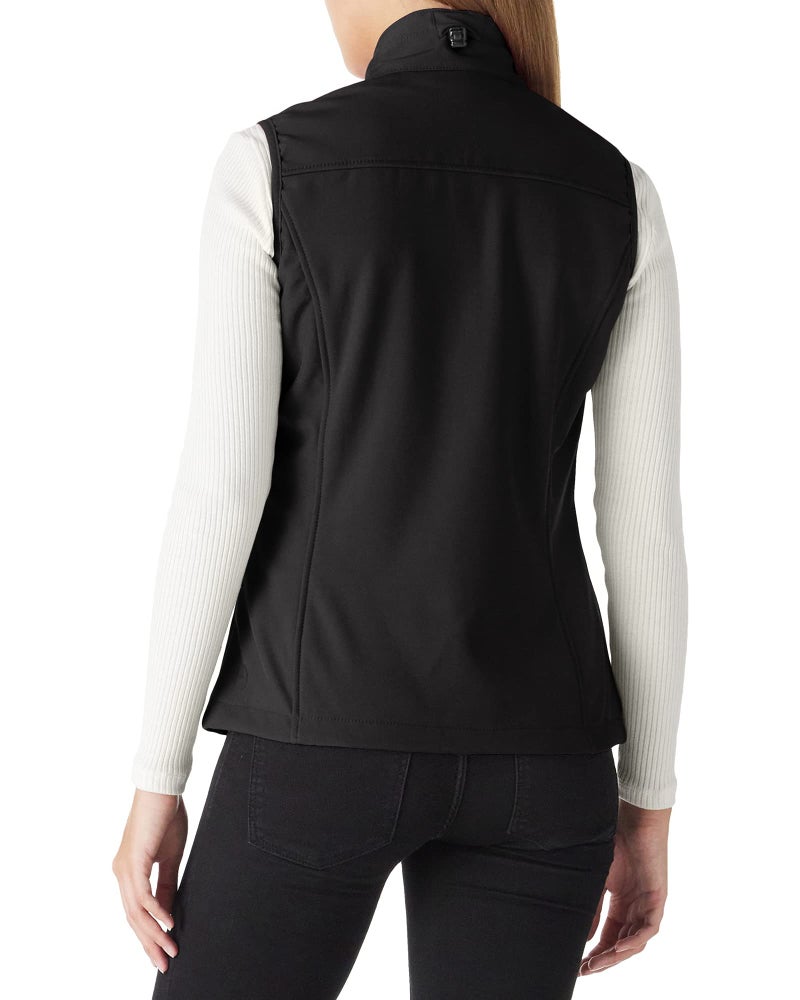 Outdoor Ventures Women's Lightweight Softshell Vest Windproof Fleece Lined Zip Up Sleeveless Jacket for Running Hiking Golf - Image 2