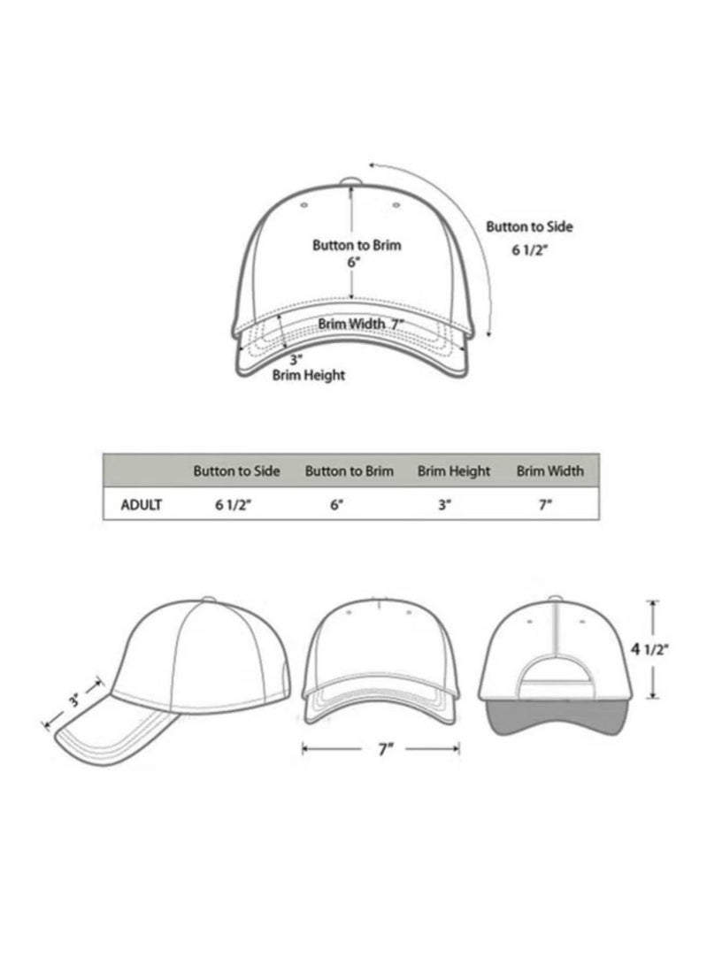 Baseball Cap – White Adjustable Casual Hat with Black Embroidered Logo - Image 2