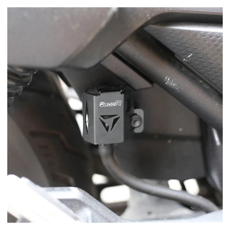 Red No Logo Rear Brake Master Cylinder Reservoir Cap Guard For BMW F800R F850GS Motorcycle - Image 5