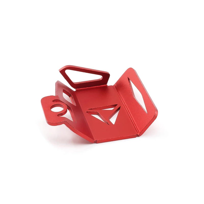 Red No Logo Rear Brake Master Cylinder Reservoir Cap Guard For BMW F800R F850GS Motorcycle - Image 4