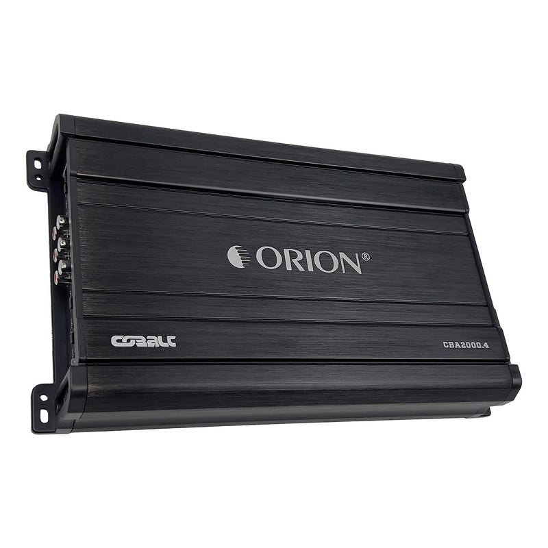 Orion Cobalt Series CBA20004 High Efficiency 4Channel Class AB Amplifier for Car Audio Stereo 2000W High Output 24 Ohm Stable Adjustable LowHigh Pass Bass Boost MOSFET Power Supply