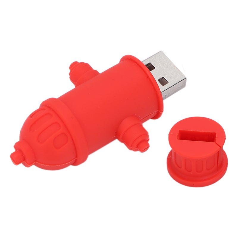 USB Flash Drive 32GB: Cute Cartoon Fire Hydrant Design - Plug And Play, Wide System Compatibility - Compact USB Stick for Home Office, Travel, Birthday Or Christmas Gifting - Image 4