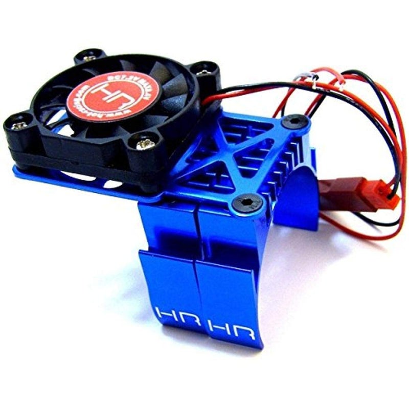 Hot Racing MH550TE06 Blue Multi Mount Fan Heat Sink 36mm Motors  Blue