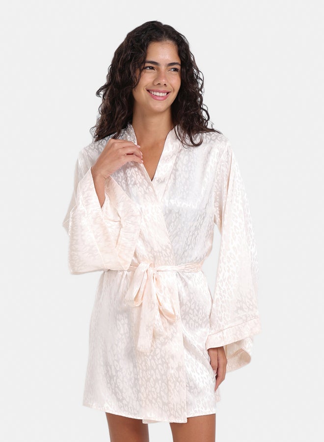 Carina Elegant Self-Jacquard Robe  - Image 1