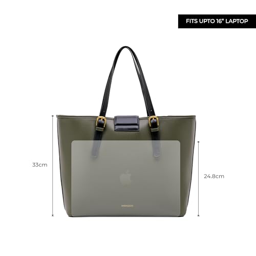 Miraggio Elsa Tote Bag (Green) - Image 3