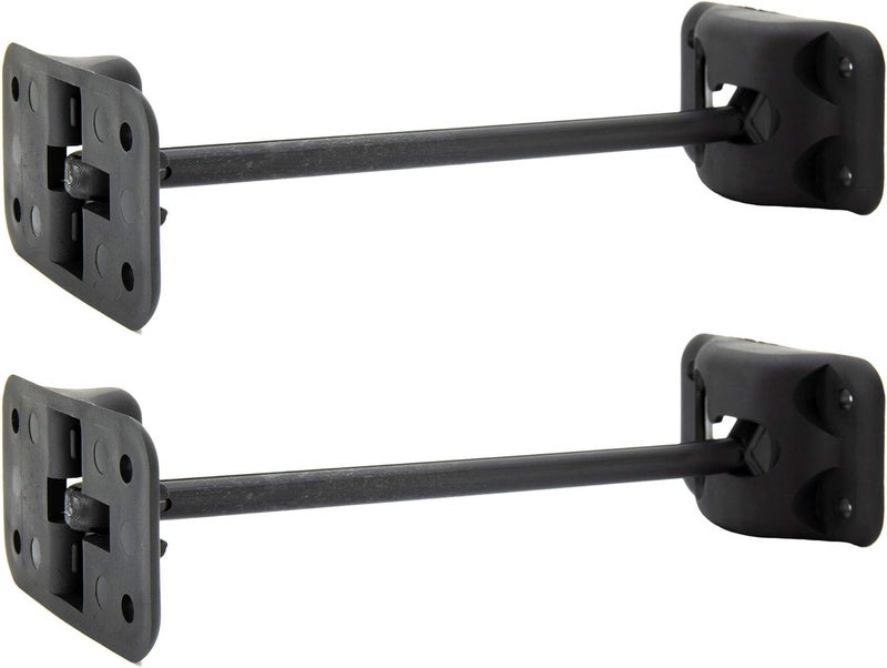 RecPro RV T-Style Door Holder Catch | Latch Holder | Cargo Hatch | Black or White Color Options | 4", 6" or 10" Option | RV Door Holder | RV Door Hardware | 2 Pack (10 Inches, Black) - Image 1