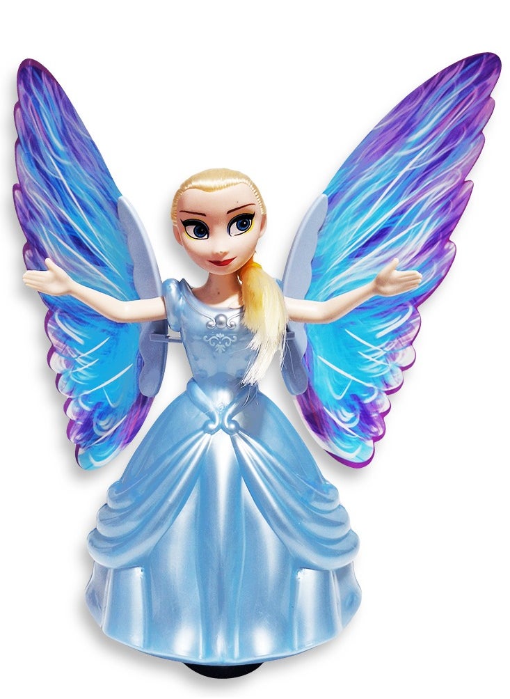 Generic Musical Toys 360 Degree Rotating Dancing Doll Princess Girl Battery Operated Flashing Lights with Music Sound Toy  - Image 1