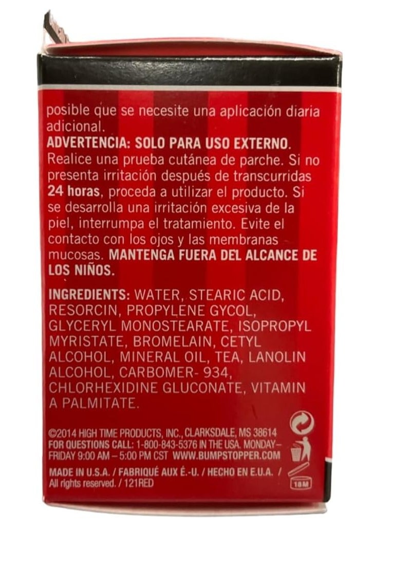 High Time Bump Stopper 2 Double Strength Razor Bump Treatment 0.5 Oz