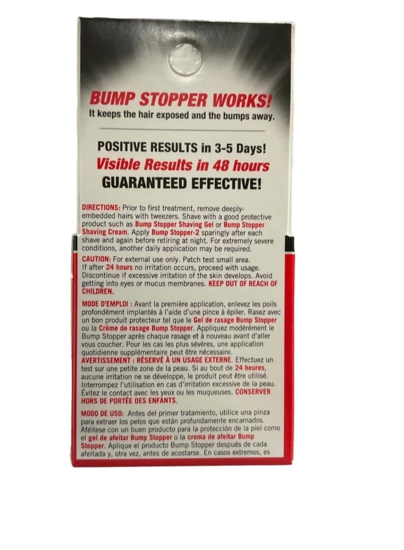 High Time Bump Stopper 2 Double Strength Razor Bump Treatment 0.5 Oz