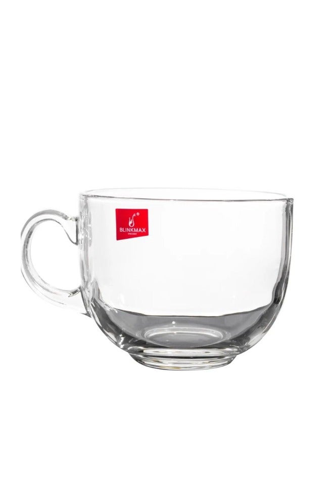 Blinkmax KTZB78 tea & coffee clear glass cups / 02 pieces - Image 2