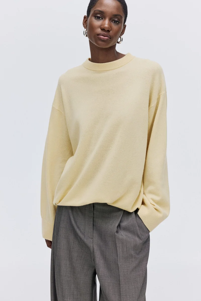 Oversized cashmere jumper