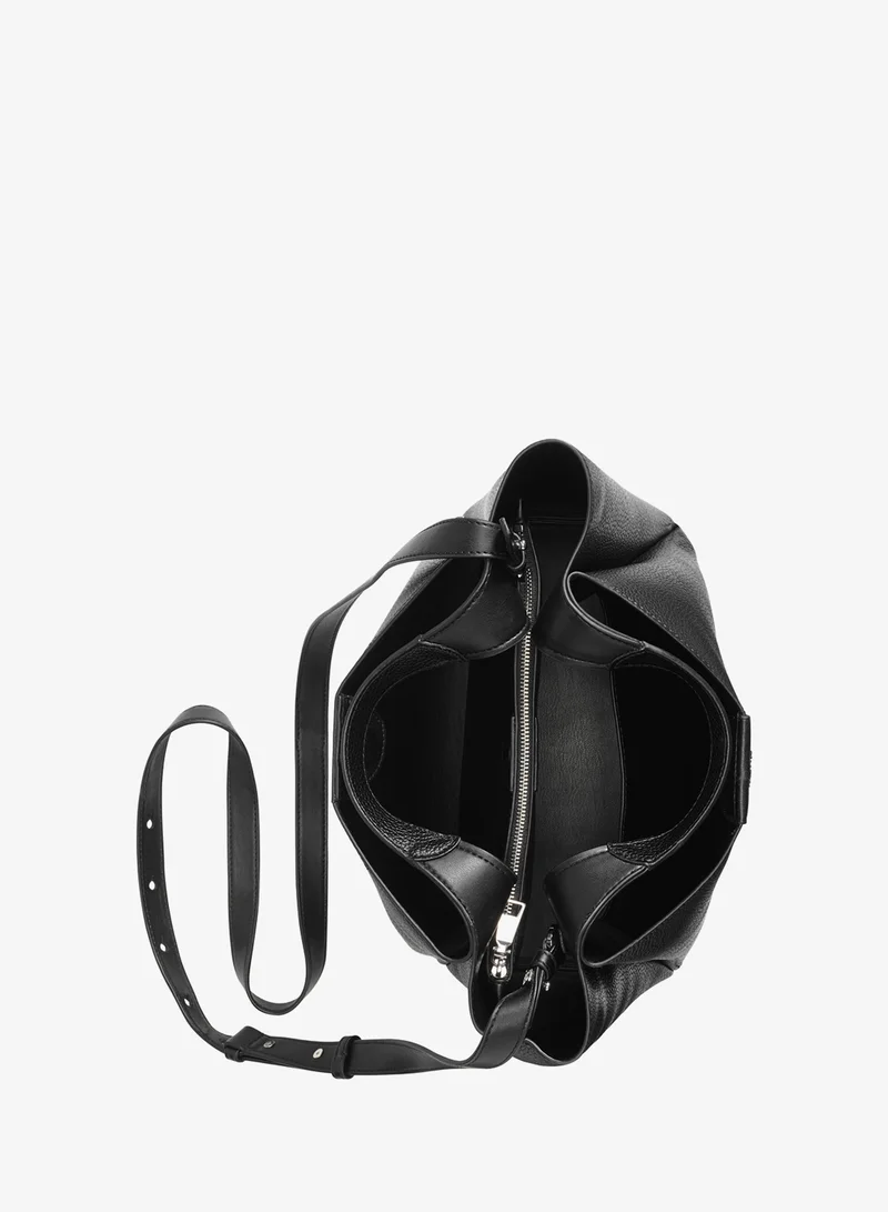 DKNY Black Willa Medium Satchel for Women | Best Price UAE