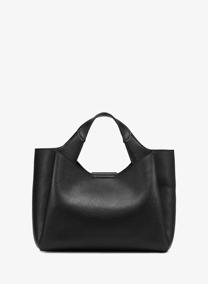 DKNY Black Willa Medium Satchel for Women | Best Price UAE