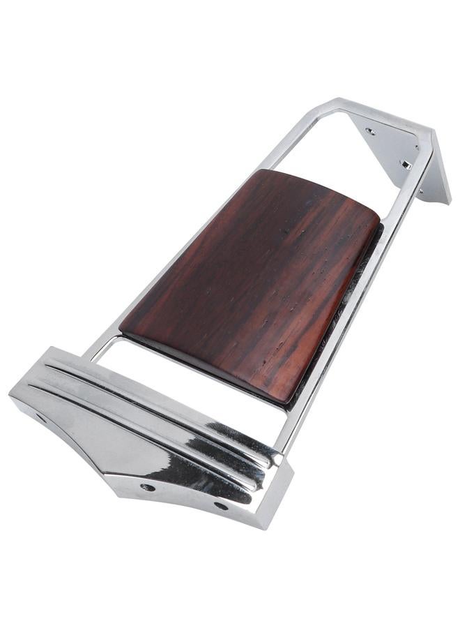 Guitar Trapeze Tailpiece Metal Rosewood 4 String Bridge Accessories Replacement with Screws