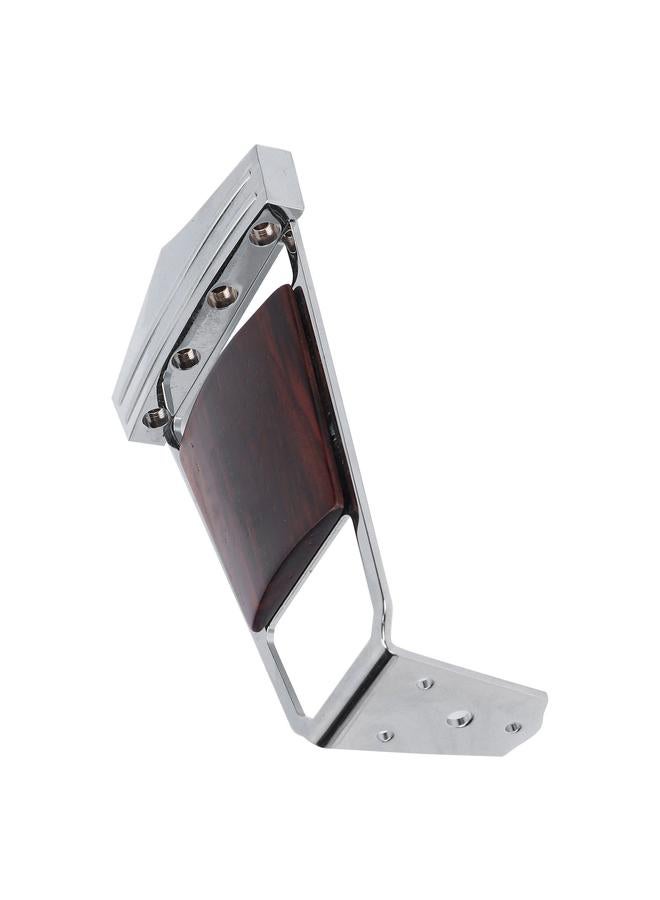 Guitar Trapeze Tailpiece Metal Rosewood 4 String Bridge Accessories Replacement with Screws