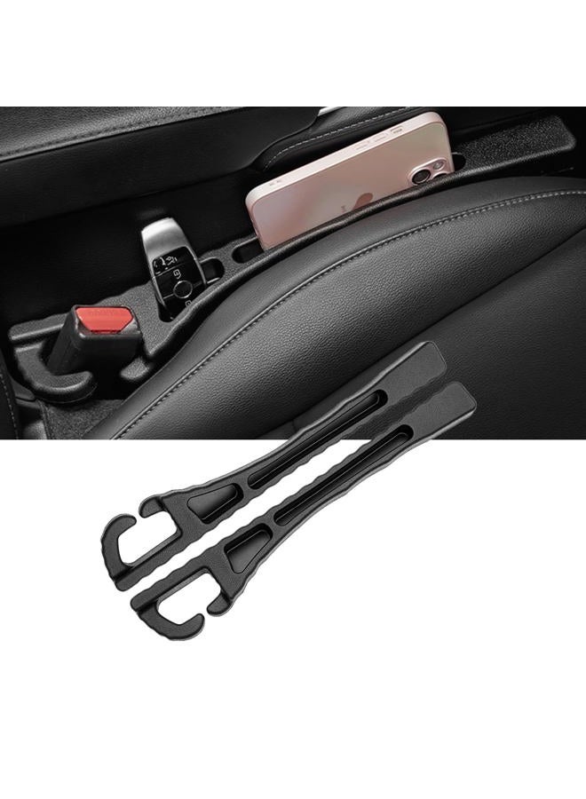 Pincuttee 2PC Car Seat Gap Filler Organizer,Gap Filler Organizer for Car,Universal Fit Car SUV Truck,Organizer Fill The Gap Between Seat and Console, Black - Image 1