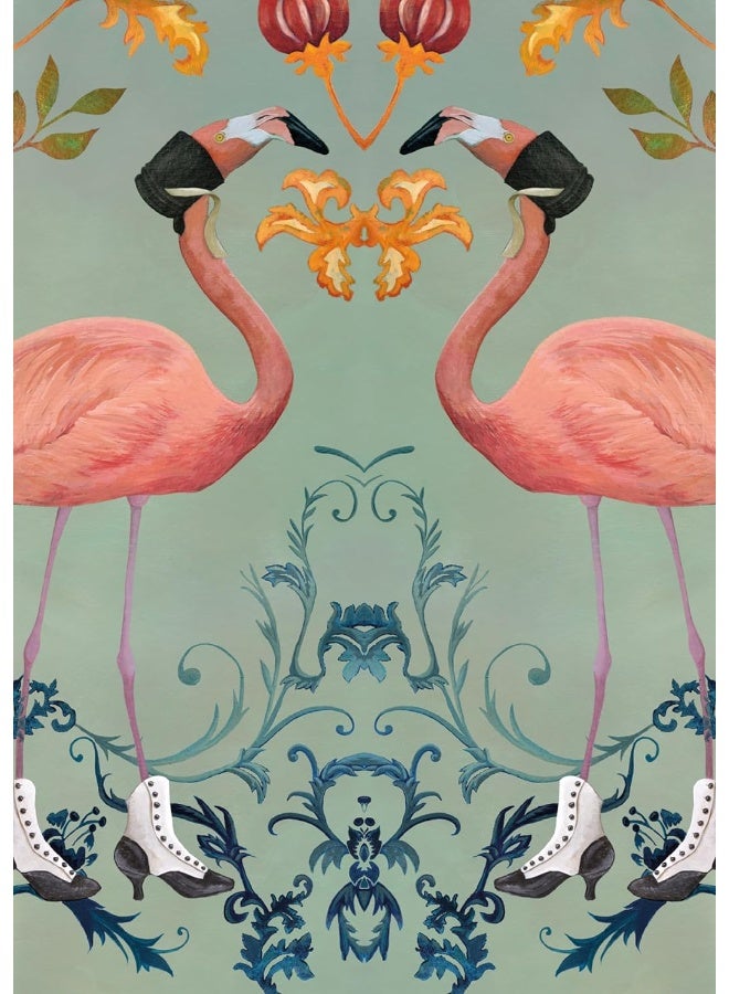 Sandrine Chambery Flamingo's Lined Notebook: Plastic Free Packaging  - Image 1