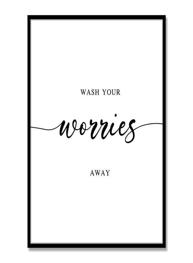 WCDHOR Wash Your Worries Away, Get Naked and Relax, Bathroom Wall Decor, Guest Bathroom Decor, Get Naked Print, Set of 3, Unframed 8x10inch - Image 3