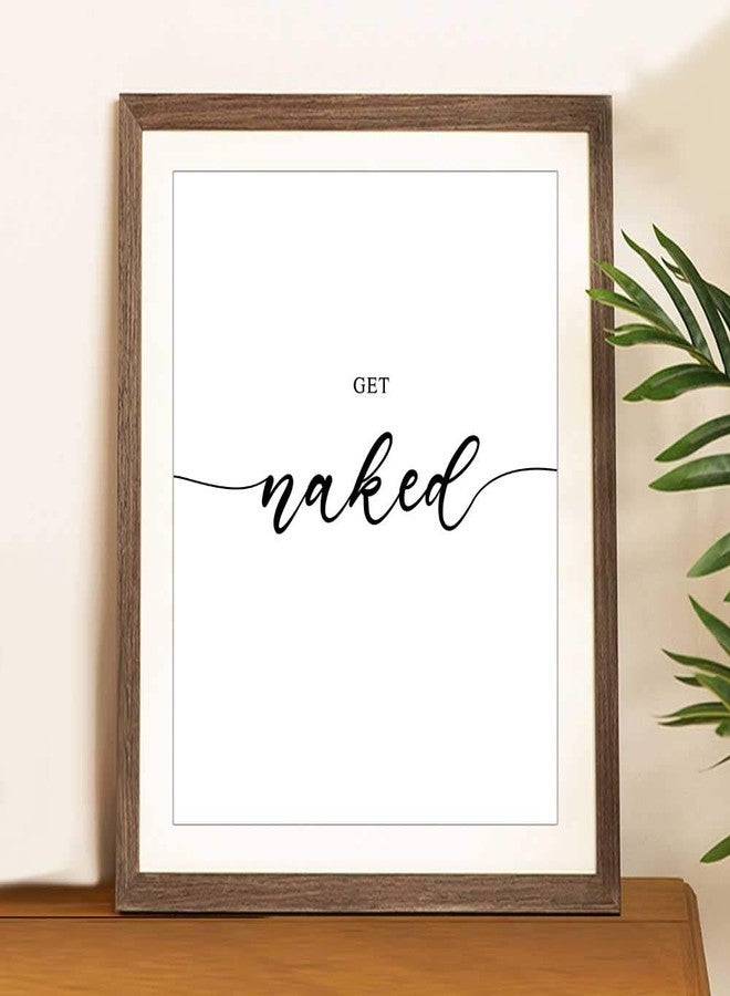 WCDHOR Wash Your Worries Away, Get Naked and Relax, Bathroom Wall Decor, Guest Bathroom Decor, Get Naked Print, Set of 3, Unframed 8x10inch - Image 4