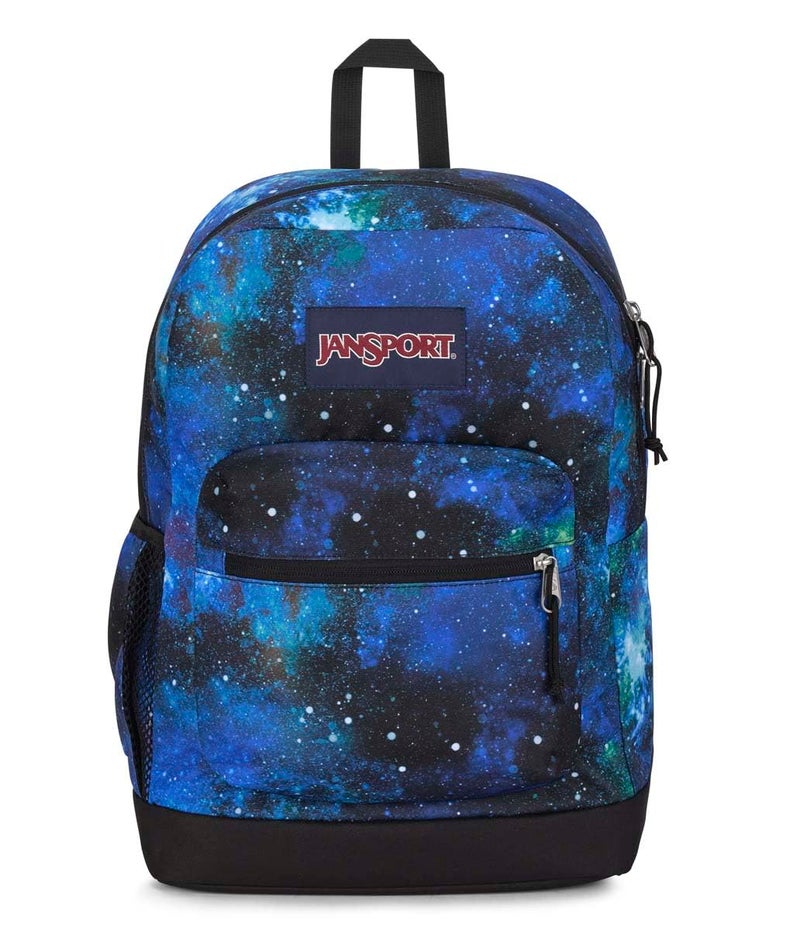 JanSport Cross Town Plus Backpack - Large Main Compartment, Side Water Bottle Pocket, 15-Inch Padded Laptop Sleeve - Cyberspace Galaxy - Image 1