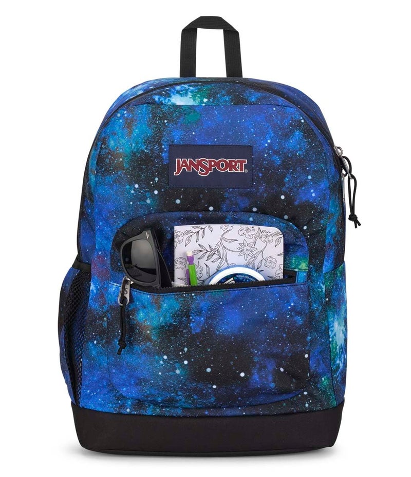 JanSport Cross Town Plus Backpack - Large Main Compartment, Side Water Bottle Pocket, 15-Inch Padded Laptop Sleeve - Cyberspace Galaxy - Image 4