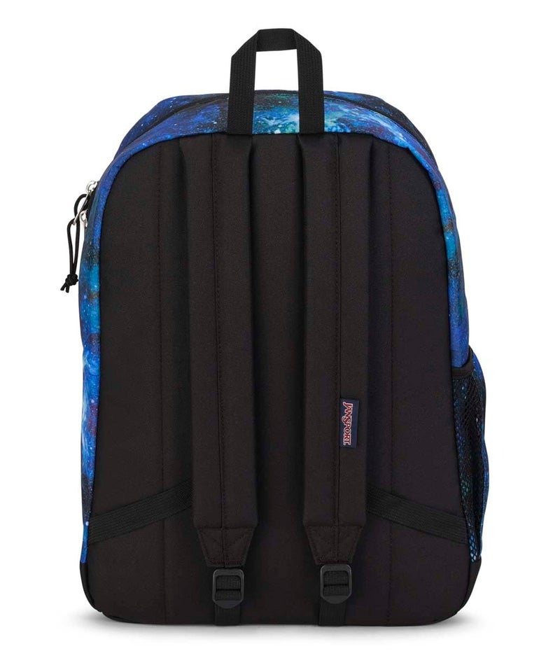 JanSport Cross Town Plus Backpack - Large Main Compartment, Side Water Bottle Pocket, 15-Inch Padded Laptop Sleeve - Cyberspace Galaxy - Image 2