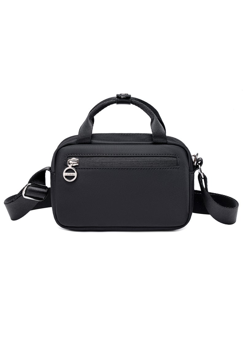 Chantria Premium Durable Lady’s Shoulder Bag Water Resistant Multifunctional Anti-Theft Sling Bag for Casual Travel Daily Out, CB00771-Black  - Image 3
