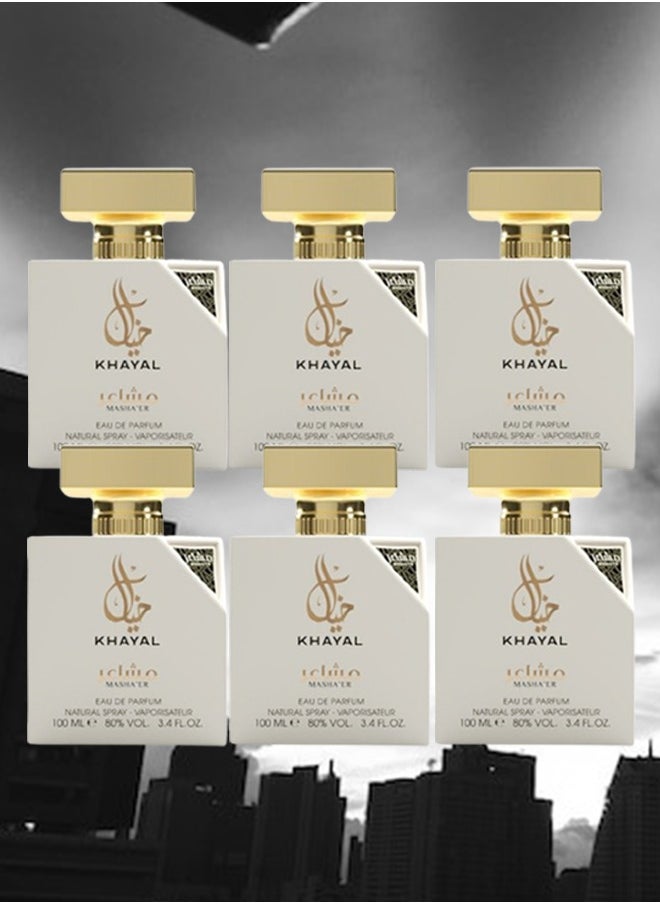 خيال 6 قطع عطر خيال مشاعر 100 مل  - Image 1