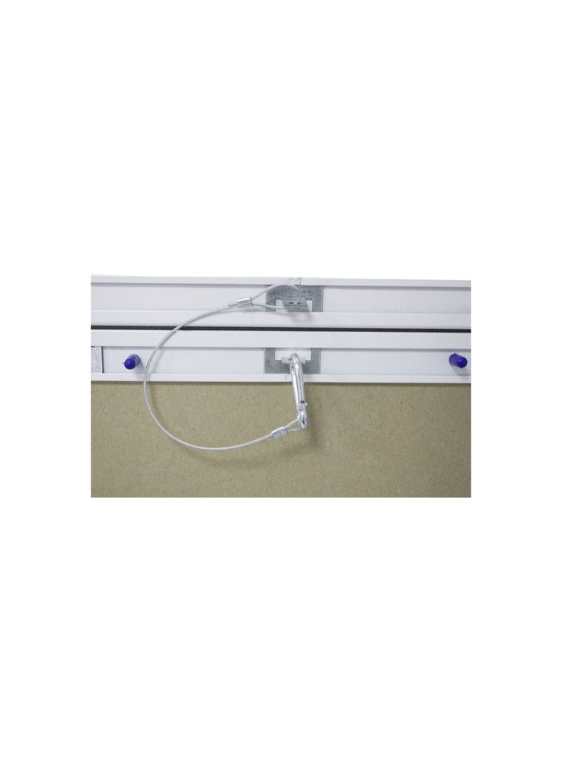 Mechanical Gypsum Access Panel with White Aluminum Frame, 30x30 cm