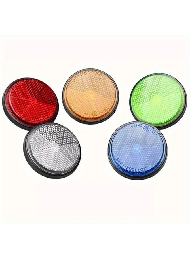 Red Reflective Stickers 6pcs For Motorcycle Bicycle Night Visibility Safety - Image 2