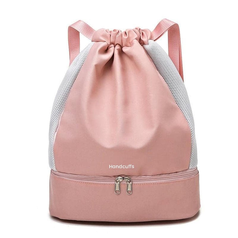 Handcuffs Drawstring Backpack Casual Sports Bag For Men & Women Swimming Pool Hiking Beach Gym Backpacks Bag - Image 1