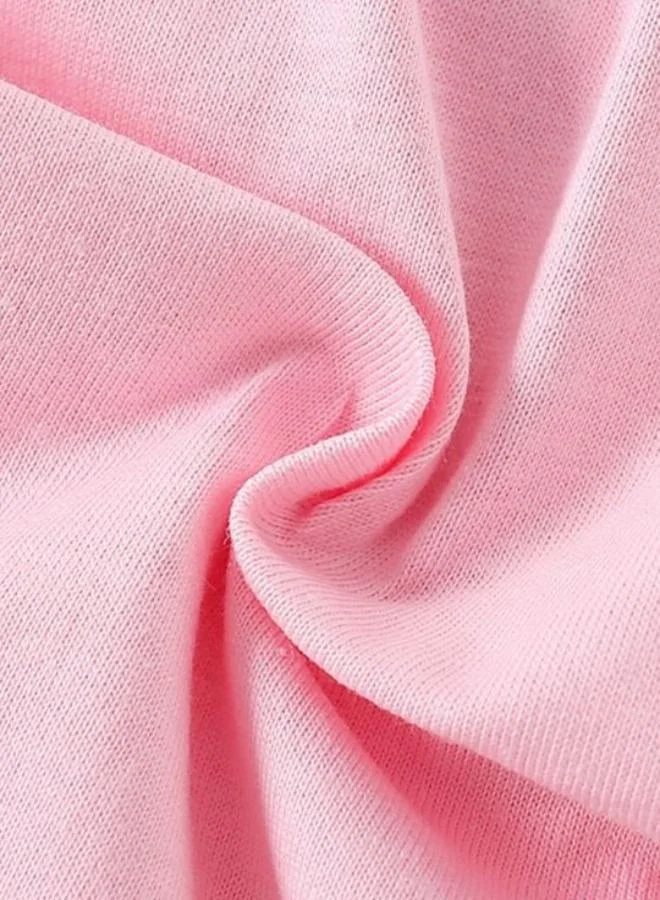YUNIQEE Pink Printed Short Sleeve Crew Neck T-Shirt