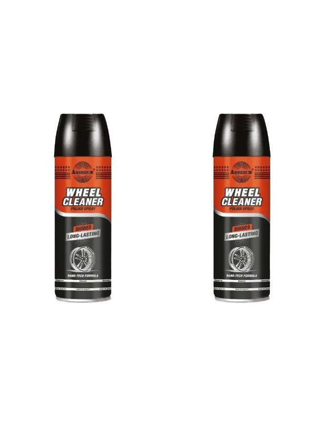 اسماكو بخاخ منظف وتلميع العجلات من اسماكو - 500 مل - مجموعة قطعتين