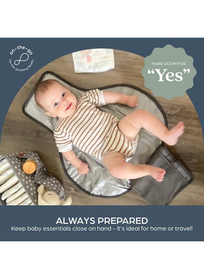 dreambaby Dreambaby Fold and Go Baby Changing Pad - Portable Diaper Changing Pad - Organizer Pockets, Cushioned, Foldable Changing Mat Fits in Diaper Bag for Easy On the Go Diaper Changing Pad, Great for Travel  - Image 4