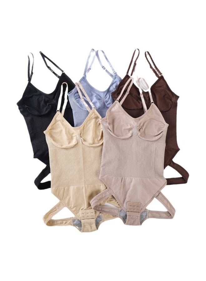 KUYING New Comfortable Skin Friendly Breathable Shaping Waist Cinching Jumpsuit Set Of 5  - Image 1