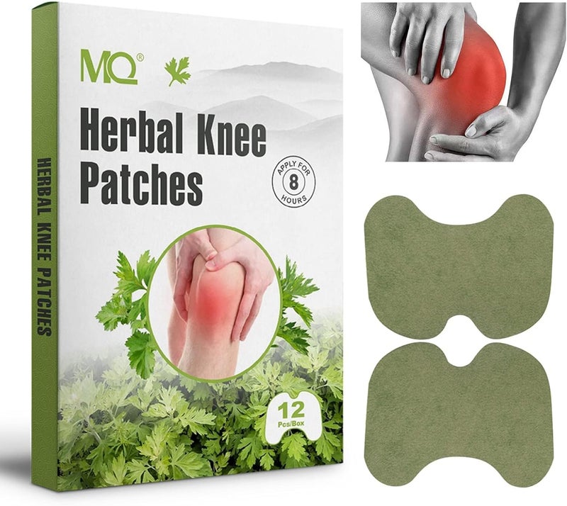 MQ Knee Patches MQ 12Pcs Maximum Strength Heat Patches Knee Relief Patches Warming Herbal Patches LongLasting Relief for Knee Back Neck Shoulder Waist - Image 1