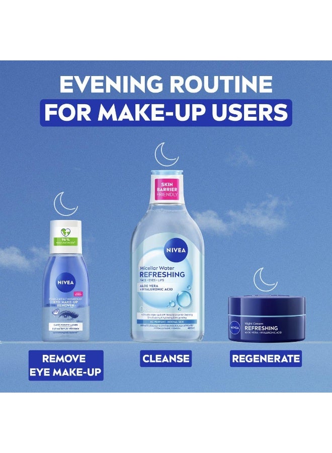 NIVEA Double Effect Eye Makeup Remover, Gentle Bi-Phase Formula, 125ml - Image 4