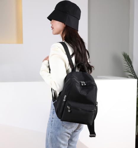 Collsants Backpack Purse for Women Mini Backpack Small Backpack Purse Casual Daypack for Women(black) - Image 4