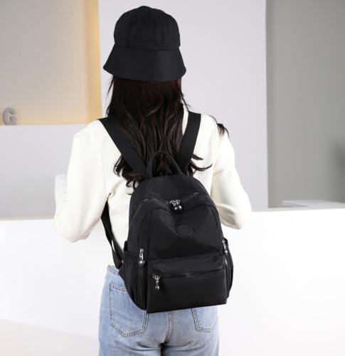 Collsants Backpack Purse for Women Mini Backpack Small Backpack Purse Casual Daypack for Women(black) - Image 5