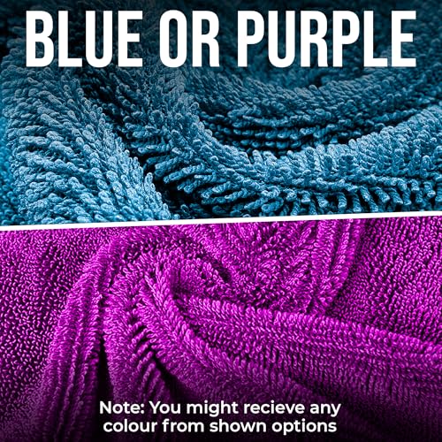 CAR101 Microfiber Cloth - 1Pcs - 60x40 cm - 1200 GSM - DualColor | Multipurpose | Lint-Free | Superior Softness & High Absorbency | Microfibre Towels for Car, Bike & Household Cleaning - Image 3
