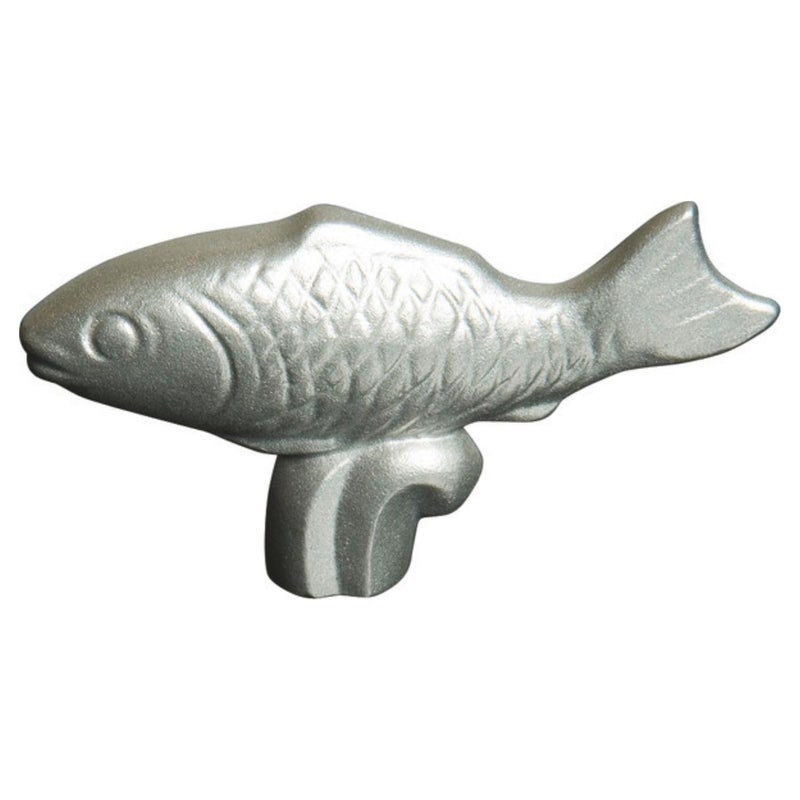 STAUB 405093480 Fish Lid Knob Cast Iron Silver