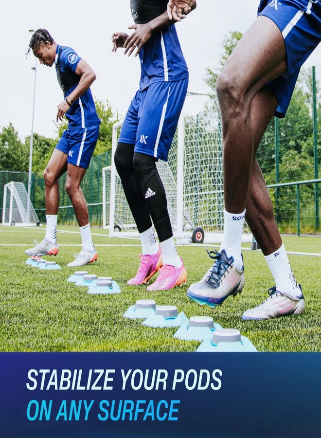 BlazePod Reaction Training Kit Smart Pods for Speed, Agility & Cognitive Drills - Pro-Level Training for Athletes, Trainers, Therapists & Coaches - App Access Included (PodBases Set of 2) - Image 4
