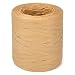 G2PLUS 218 Yards Raffia Paper Craft Ribbon 14 Inch Wide Brown Raffia Packing Twine String for Gift Wrapping DIY ArtsCrafts Crochet Supplies Christmas Holiday Decoration - Image 2
