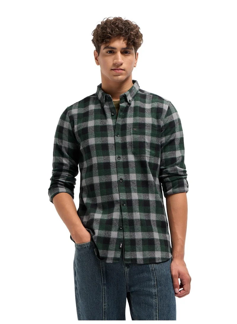 THE BEAR HOUSE  Men’s Long Sleeve Shirt – Classic, Comfortable and Stylish Essential for Work, Travel or Casual Outings for Men | Best Price UAE