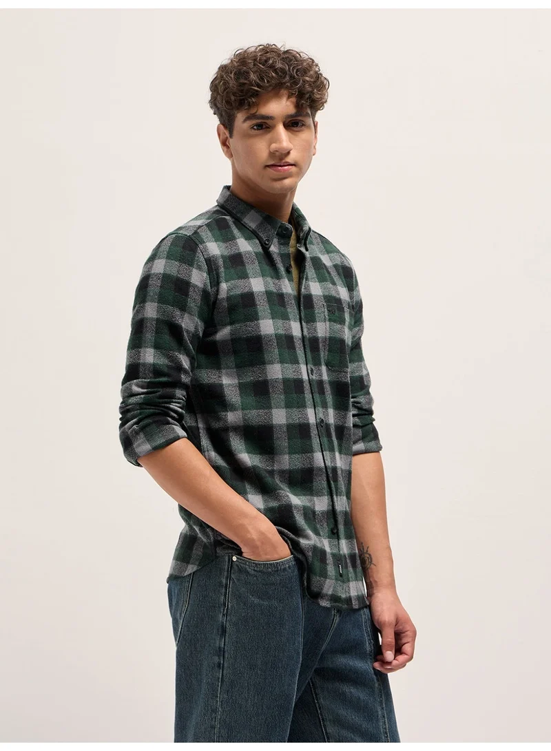 THE BEAR HOUSE  Men’s Long Sleeve Shirt – Classic, Comfortable and Stylish Essential for Work, Travel or Casual Outings for Men | Best Price UAE