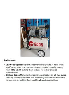 Edon Air Compressor For Vehicle Car Wash Construction With Air Inflator Kit Air Duster Gun & Hose  - Image 2
