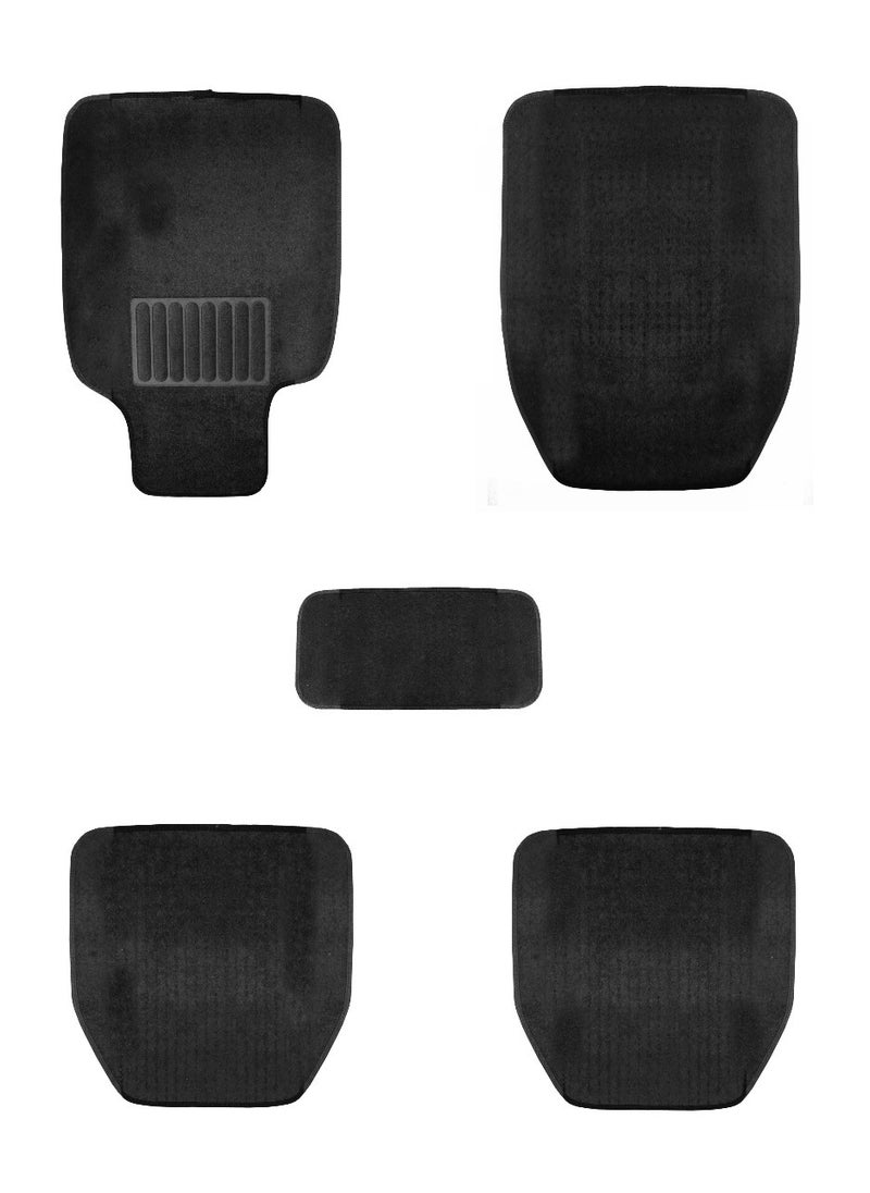 XCESSORIES Xcessories Deluxe Heavy Duty Car Mat 5 Pieces Set (BLACK)  - Image 2